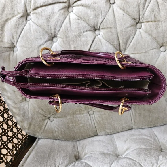 Authentic python skin handbag - Picture 10 of 12